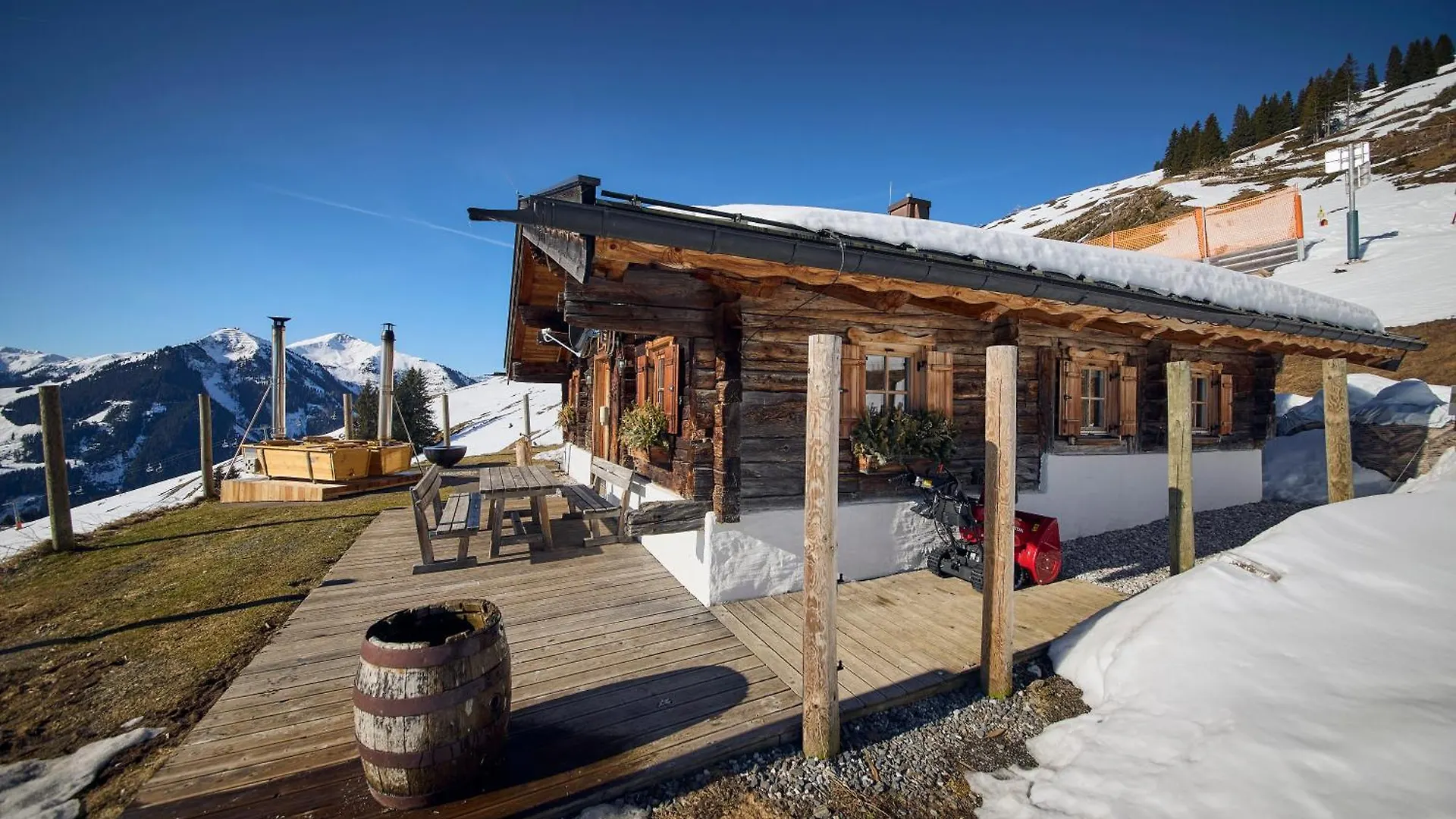 Almhuetten Saalbach-Hinterglemm Österrike